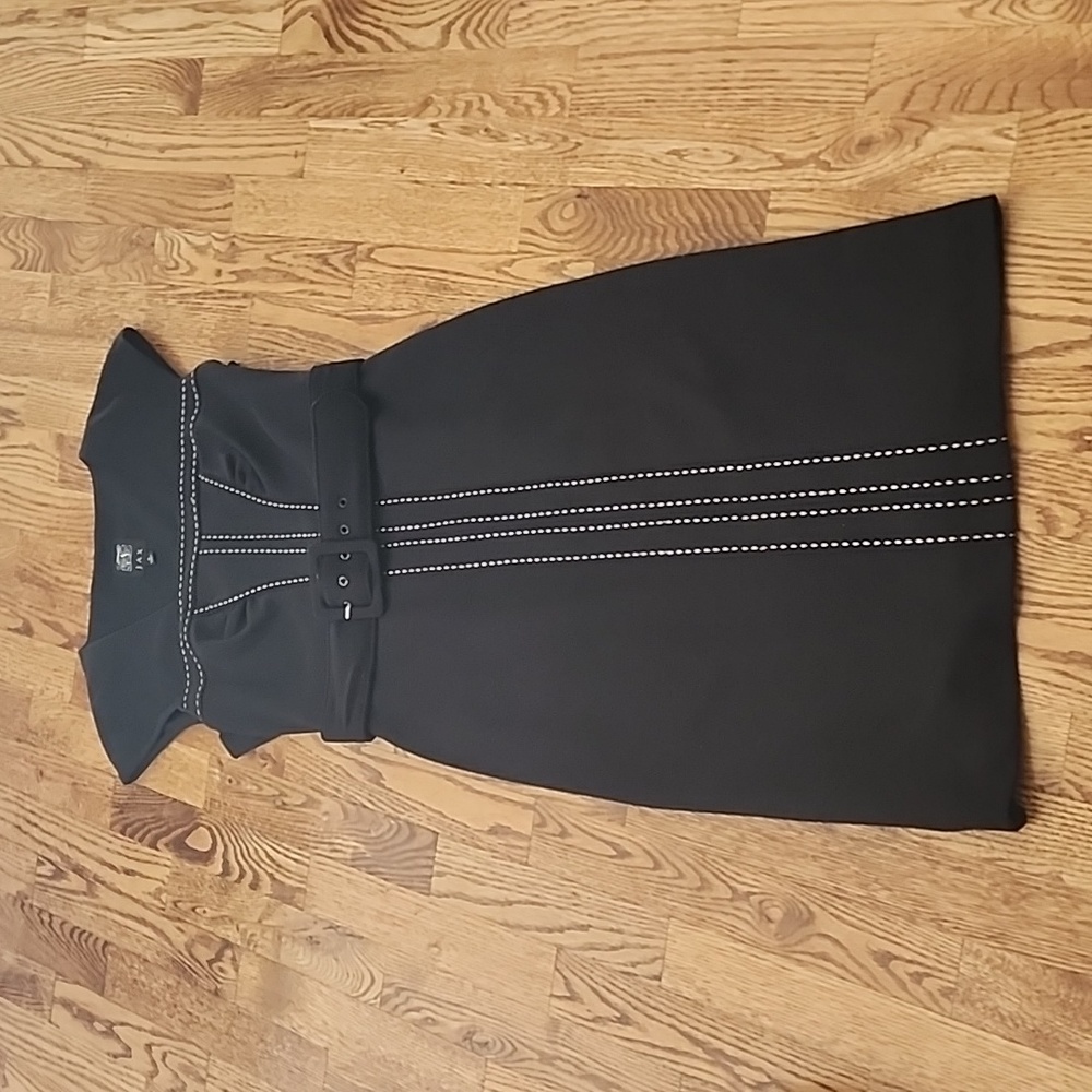 (6) Jax Belted Slim Fit Midi Dress Business Office Formal Professional Workwear